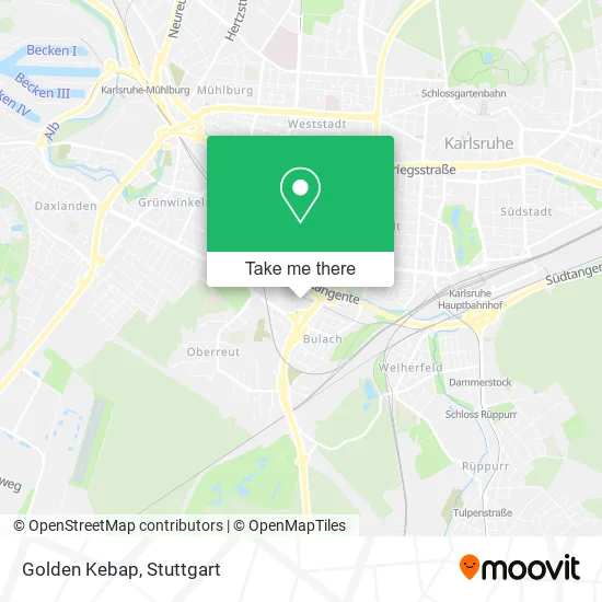 Карта Golden Kebap
