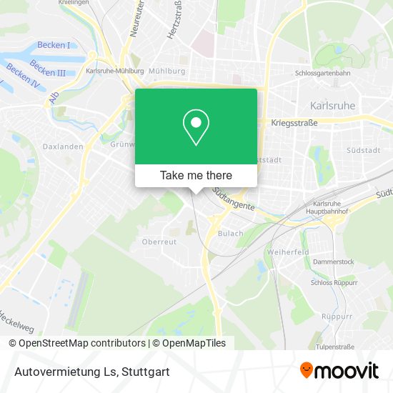 Карта Autovermietung Ls