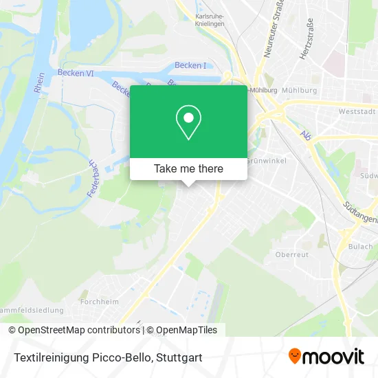 Карта Textilreinigung Picco-Bello