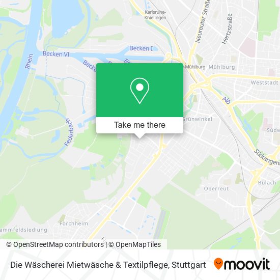 Die Wäscherei Mietwäsche & Textilpflege map