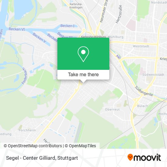 Карта Segel - Center Gilliard