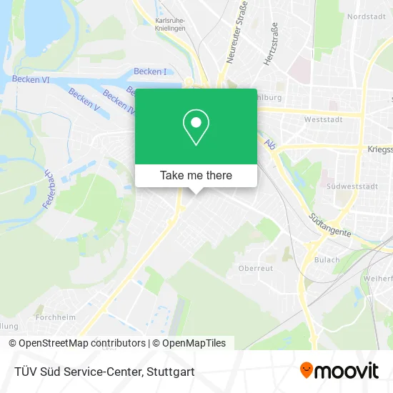 Карта TÜV Süd Service-Center
