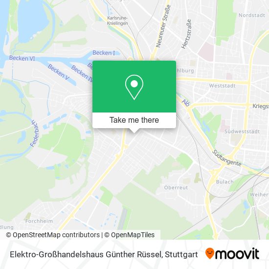 Elektro-Großhandelshaus Günther Rüssel map