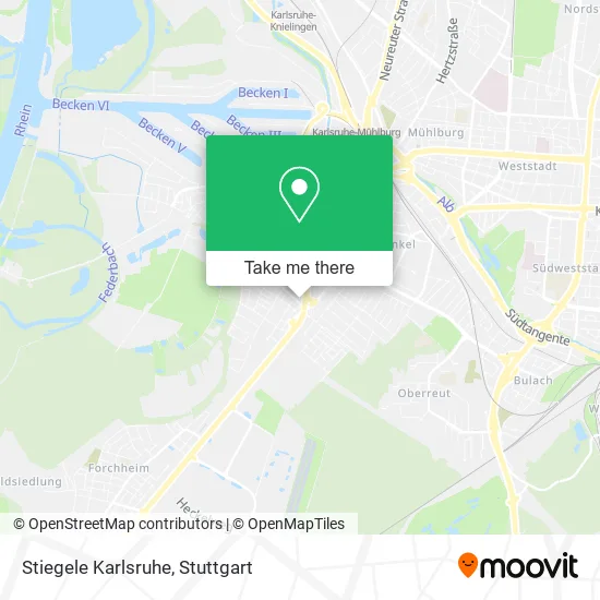 Карта Stiegele Karlsruhe