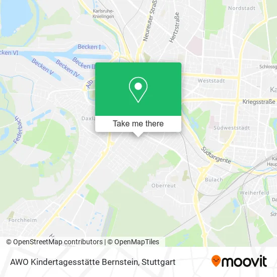 Карта AWO Kindertagesstätte Bernstein