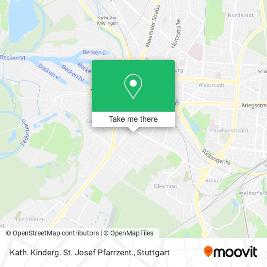 Kath. Kinderg. St. Josef Pfarrzent. map