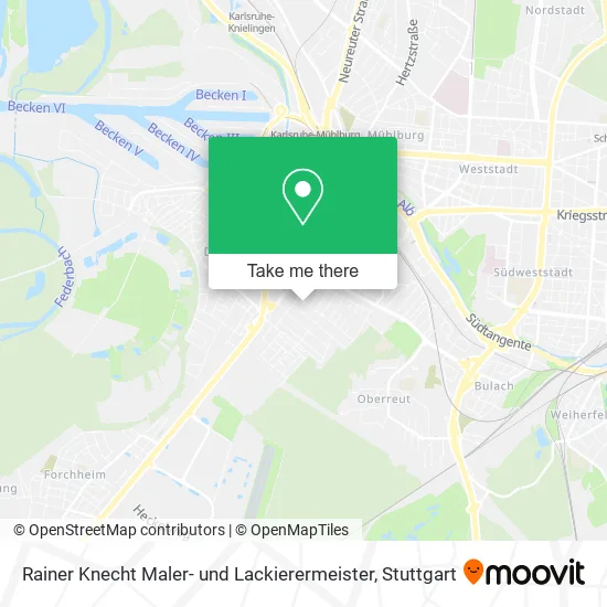 Rainer Knecht Maler- und Lackierermeister map