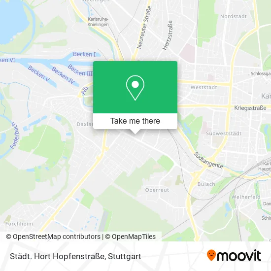 Карта Städt. Hort Hopfenstraße