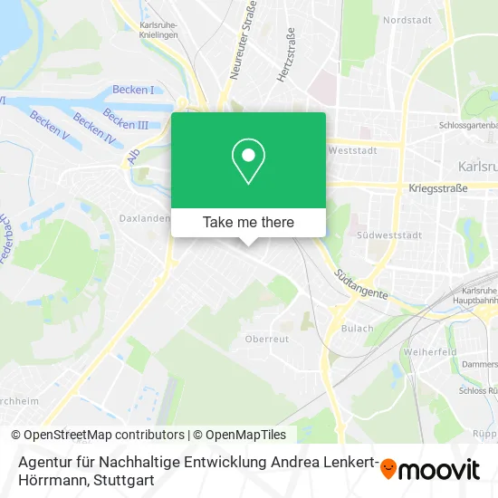 Карта Agentur für Nachhaltige Entwicklung Andrea Lenkert-Hörrmann