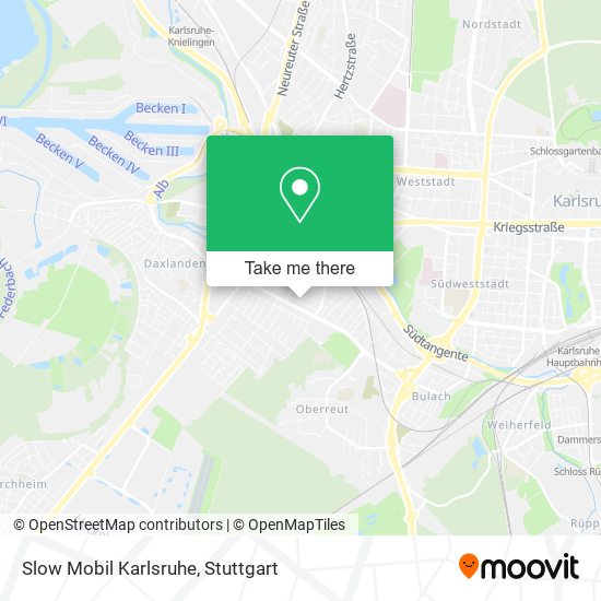Slow Mobil Karlsruhe map