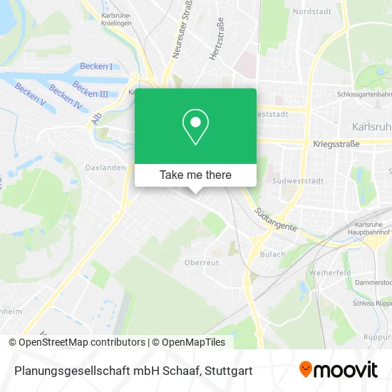 Карта Planungsgesellschaft mbH Schaaf
