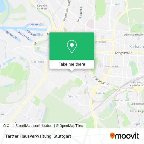 Карта Tartter Hausverwaltung