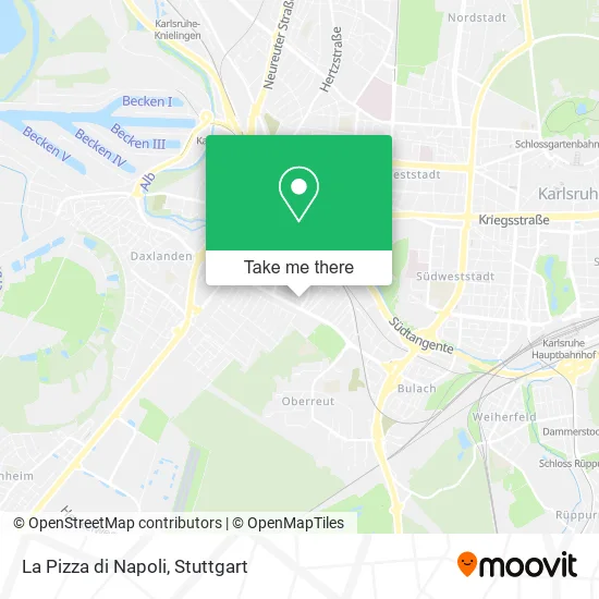 Карта La Pizza di Napoli