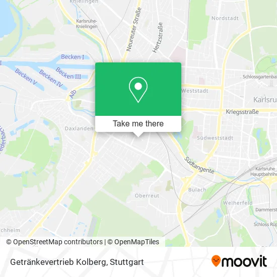 Карта Getränkevertrieb Kolberg