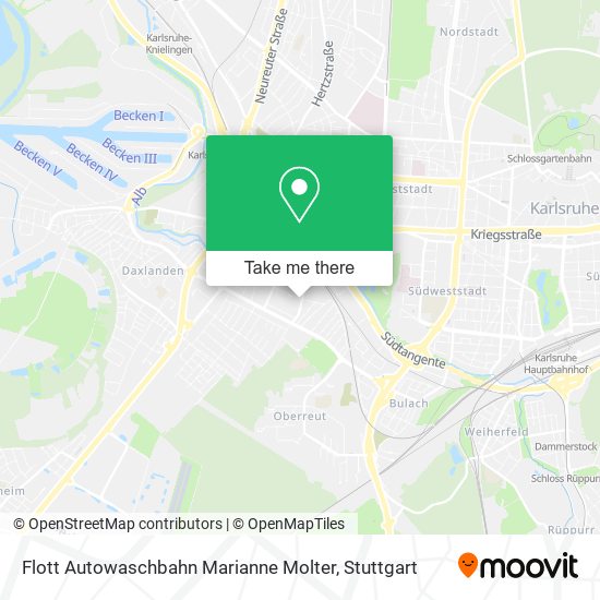 Flott Autowaschbahn Marianne Molter map