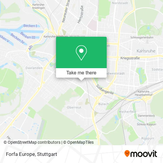 Карта Forfa Europe