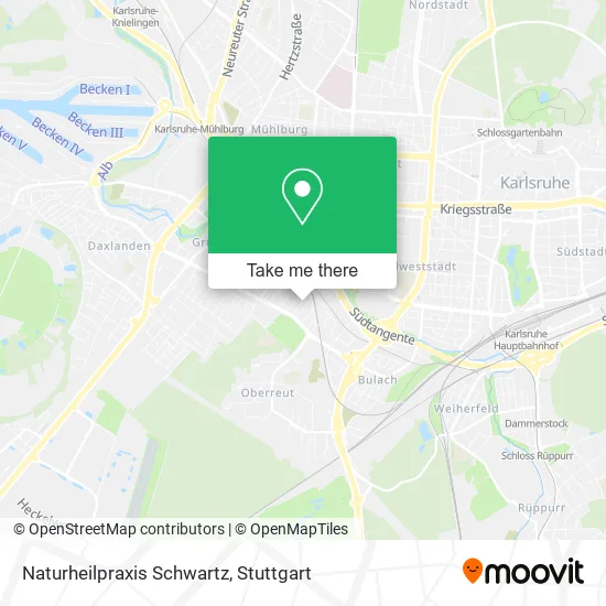 Карта Naturheilpraxis Schwartz