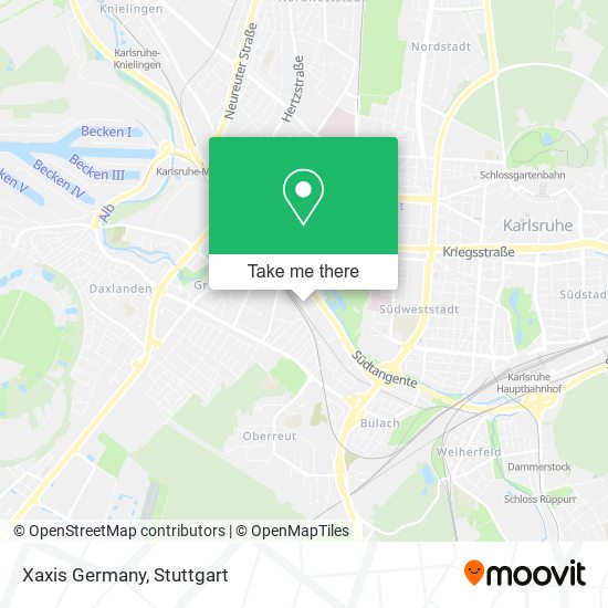 Карта Xaxis Germany