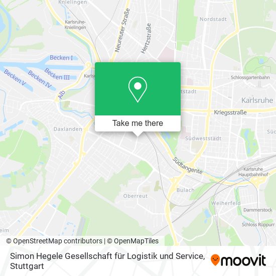 Simon Hegele Gesellschaft für Logistik und Service map