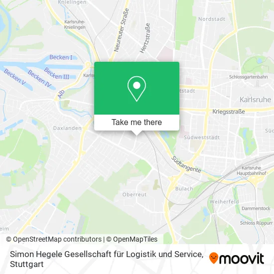 Карта Simon Hegele Gesellschaft für Logistik und Service