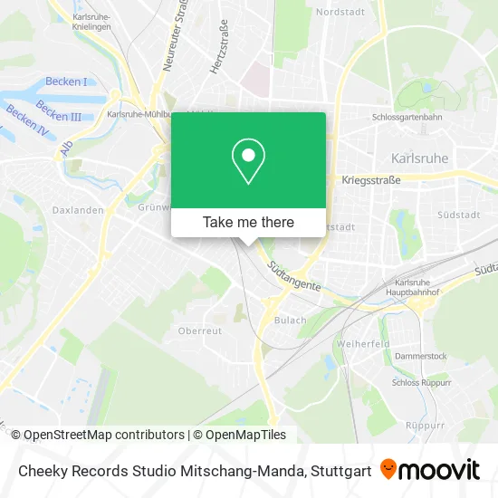 Карта Cheeky Records Studio Mitschang-Manda