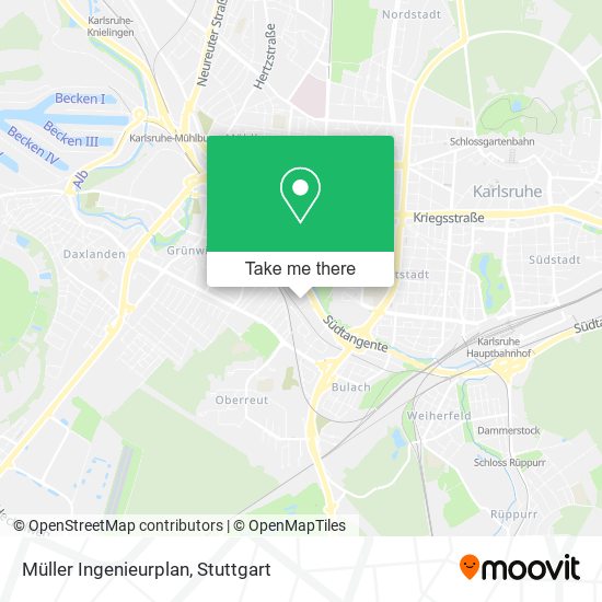 Müller Ingenieurplan map