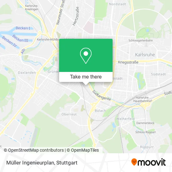 Карта Müller Ingenieurplan