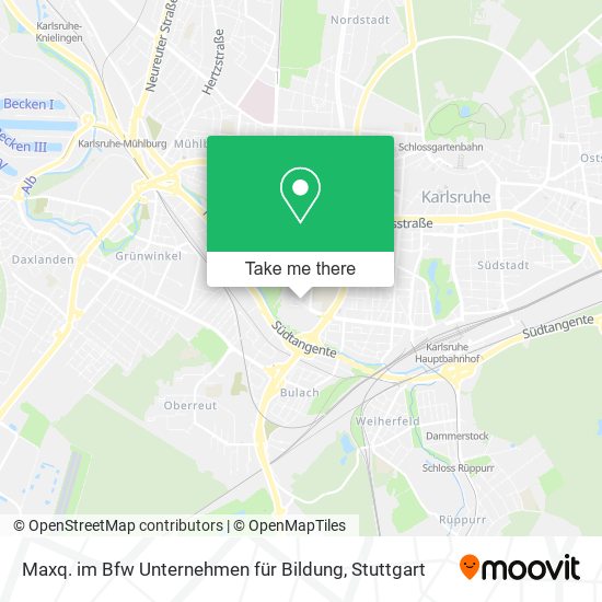 Maxq. im Bfw Unternehmen für Bildung map