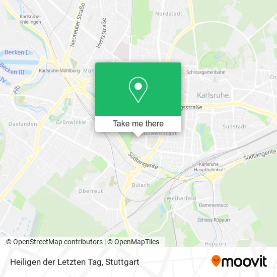 Карта Heiligen der Letzten Tag