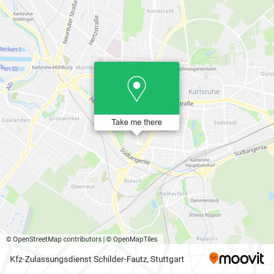 Kfz-Zulassungsdienst Schilder-Fautz map