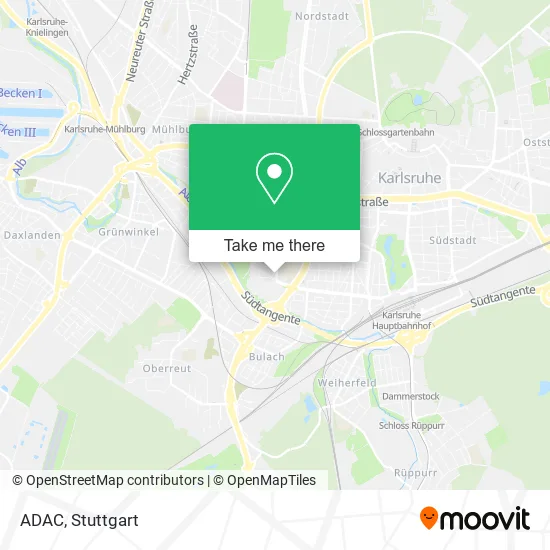 Карта ADAC