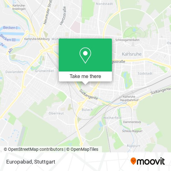 Карта Europabad