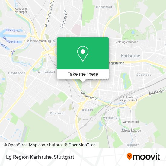 Карта Lg Region Karlsruhe