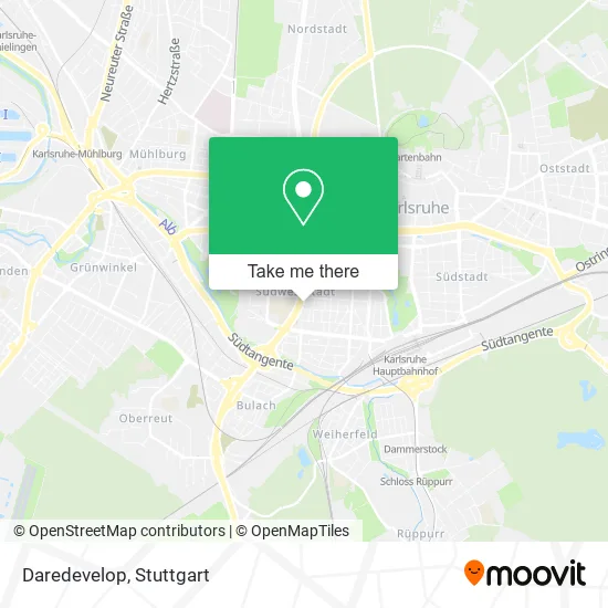 Карта Daredevelop