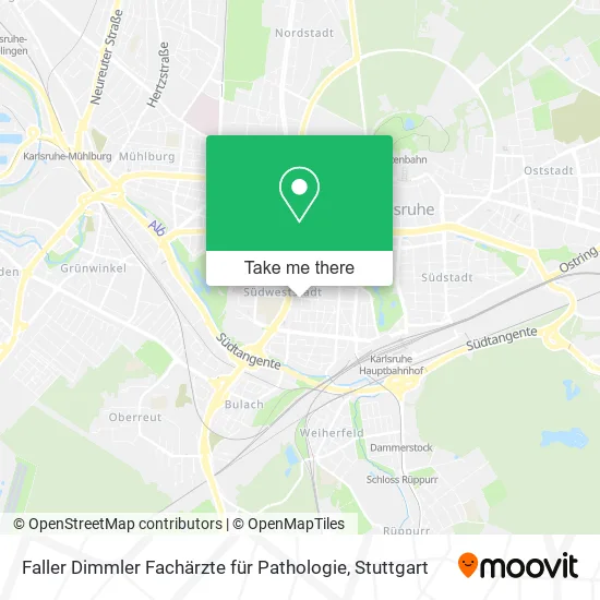 Карта Faller Dimmler Fachärzte für Pathologie