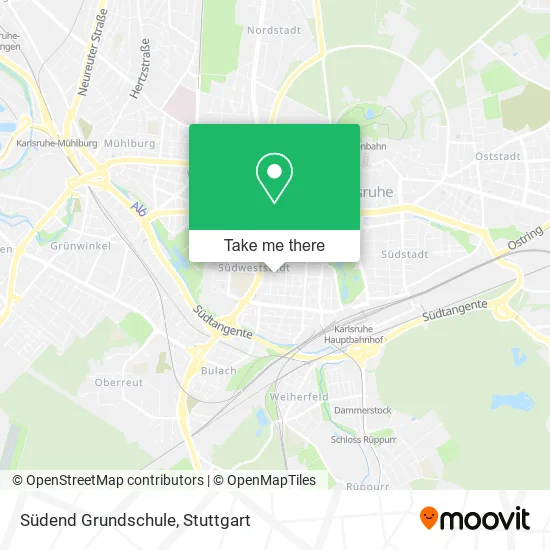 Карта Südend Grundschule