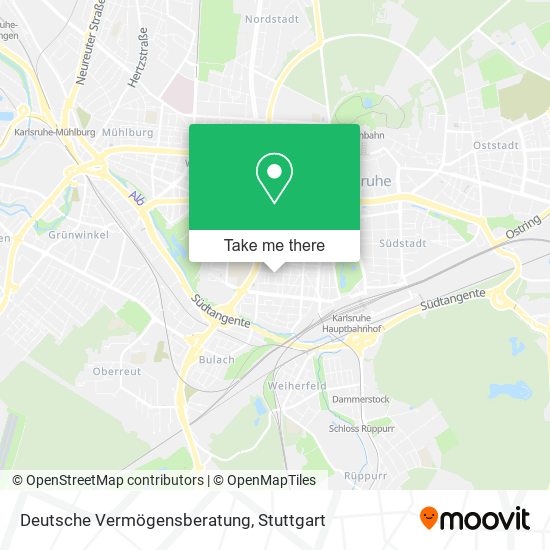 Deutsche Vermögensberatung map