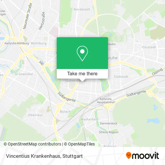 Карта Vincentius Krankenhaus