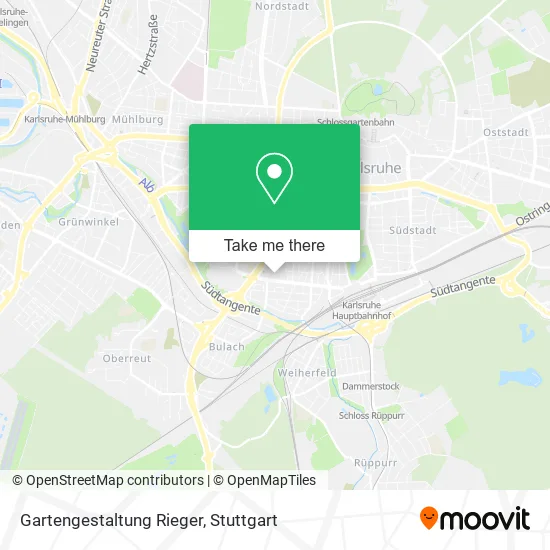 Карта Gartengestaltung Rieger