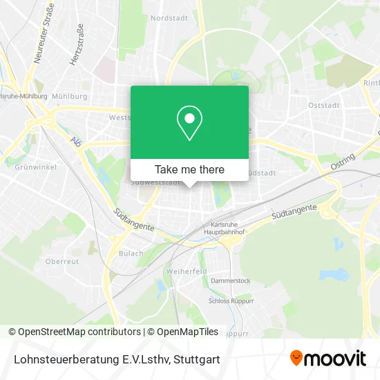 Карта Lohnsteuerberatung E.V.Lsthv