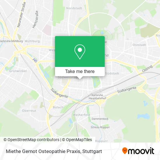 Карта Miethe Gernot Osteopathie Praxis