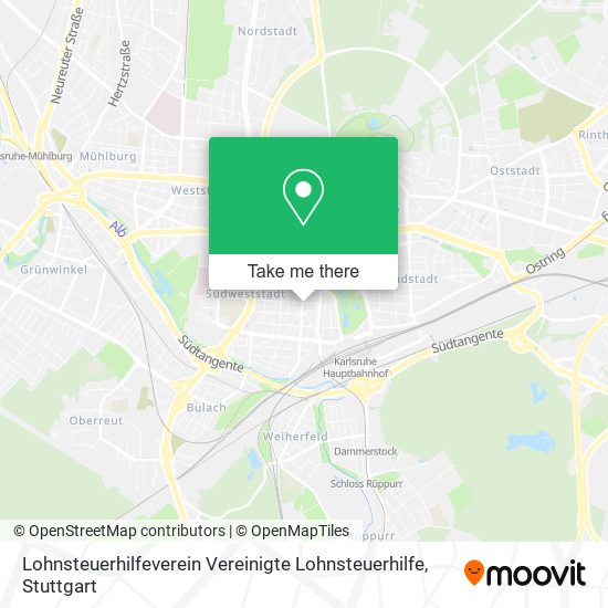 Lohnsteuerhilfeverein Vereinigte Lohnsteuerhilfe map