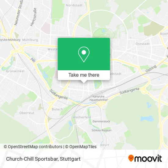 Карта Church-Chill Sportsbar