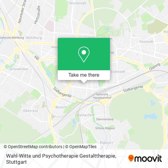 Wahl-Witte und Psychotherapie Gestalttherapie map