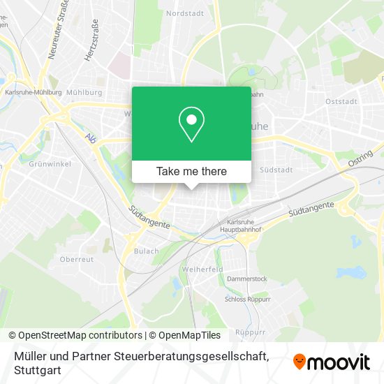 Müller und Partner Steuerberatungsgesellschaft map