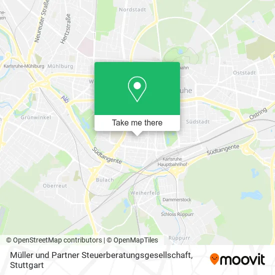 Карта Müller und Partner Steuerberatungsgesellschaft