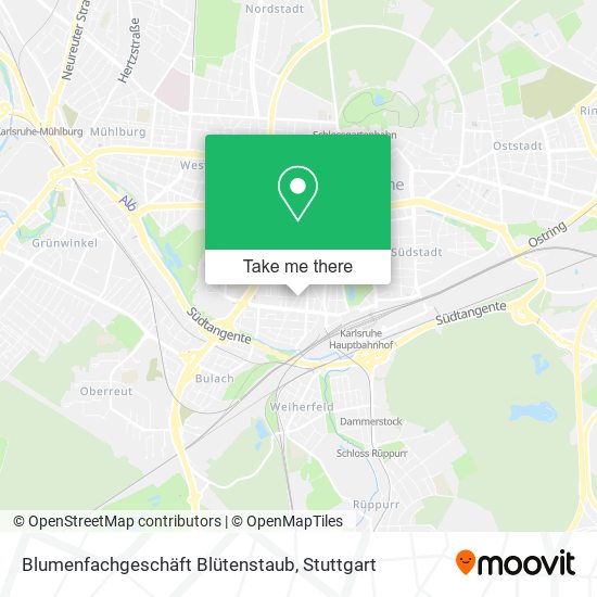 Blumenfachgeschäft Blütenstaub map