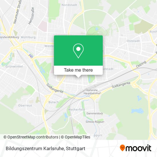 Bildungszentrum Karlsruhe map