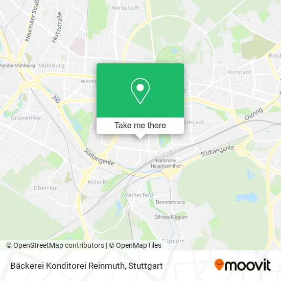 Карта Bäckerei Konditorei Reinmuth