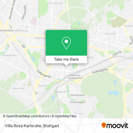 Villa Rosa Karlsruhe map